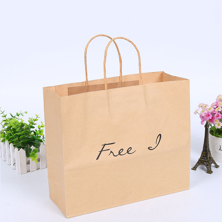 牛皮紙禮品袋定制，服裝紙袋